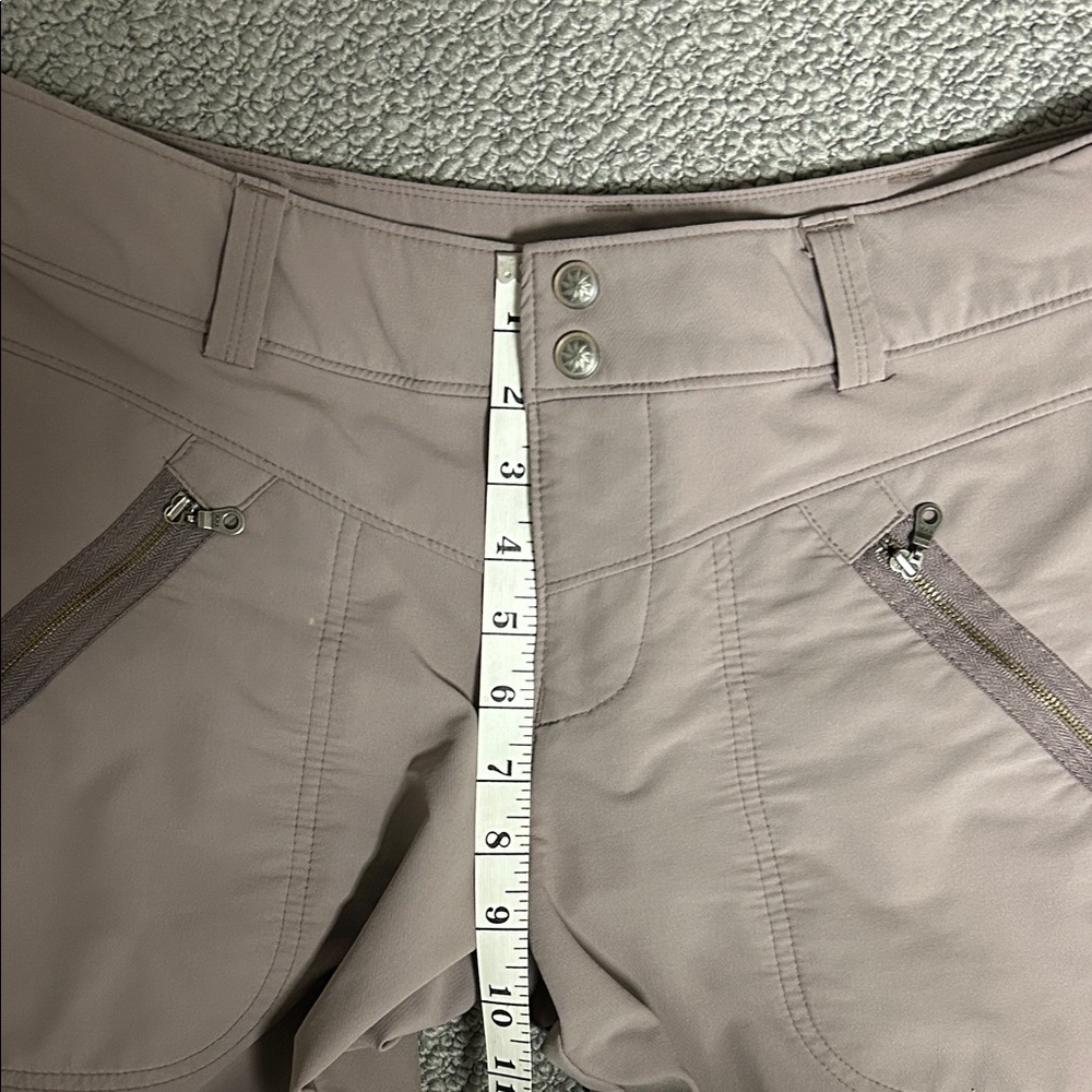 Athleta Taupe Straight Leg Pants with Pockets - Picture 3 of 7